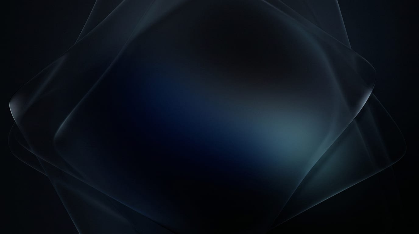 Abstract flowing cyan and navy background