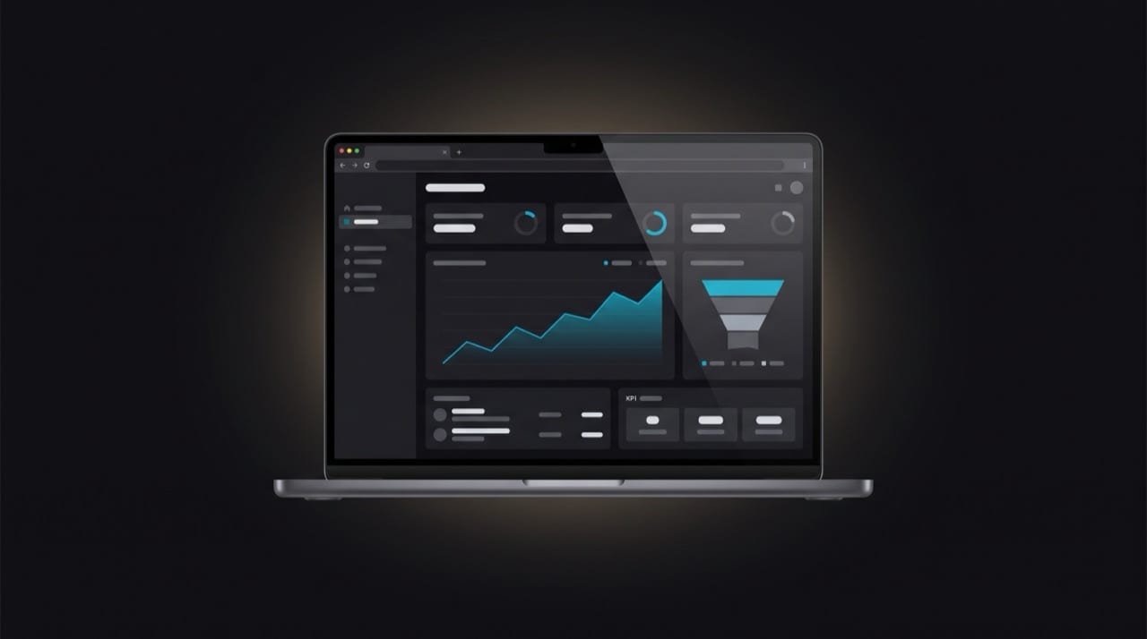 Marketing — interface mockup