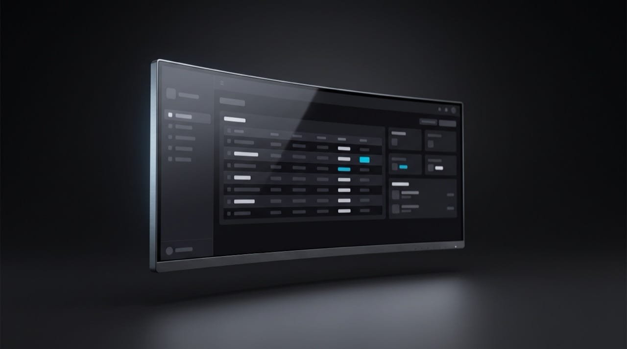 Software — interface mockup