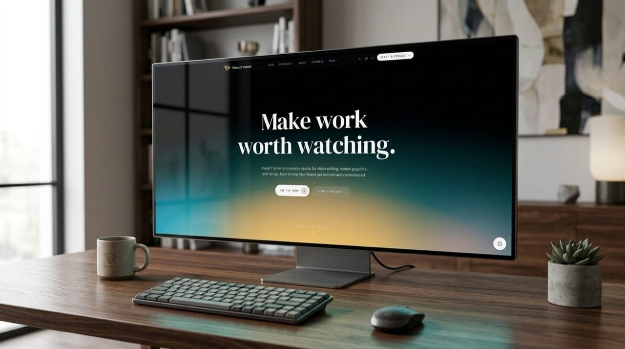 Visual Framer — website screenshot